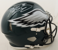 Dallas Goedert Signed Eagles Full-Size Authentic On-Field Speed Helmet (Fanatics) at PristineAuction.com