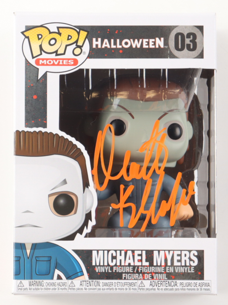 Nick Castle Signed "Halloween" #03 Michael Myers Funko Pop! Vinyl Figure Inscribed "The Shape" (JSA) at PristineAuction.com Nick Castle Signed "Halloween" #03 Michael Myers Funko Pop! Vinyl Figure Inscribed "The Shape" (JSA) at PristineAuction.com