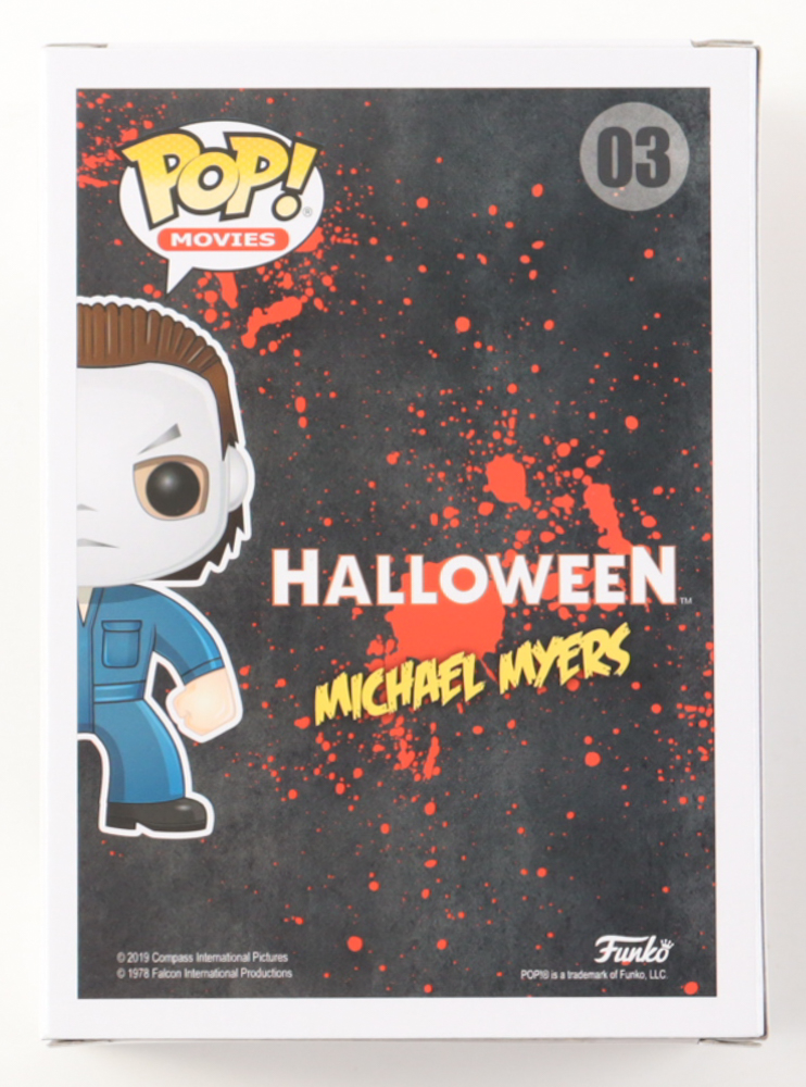 Nick Castle Signed "Halloween" #03 Michael Myers Funko Pop! Vinyl Figure Inscribed "The Shape" (JSA) at PristineAuction.com Nick Castle Signed "Halloween" #03 Michael Myers Funko Pop! Vinyl Figure Inscribed "The Shape" (JSA) at PristineAuction.com