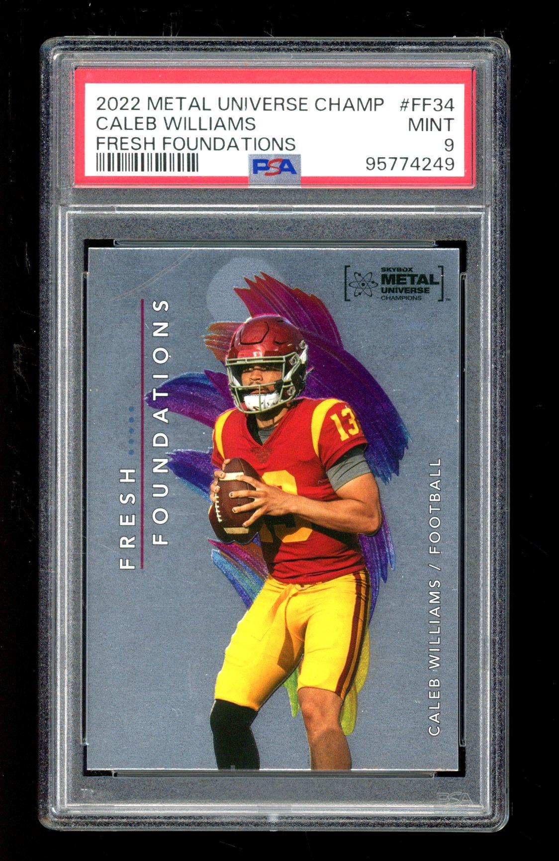 Caleb Williams 2022 Metal Universe #FF34 (PSA 9) at PristineAuction.com Caleb Williams 2022 Metal Universe #FF34 (PSA 9) at PristineAuction.com