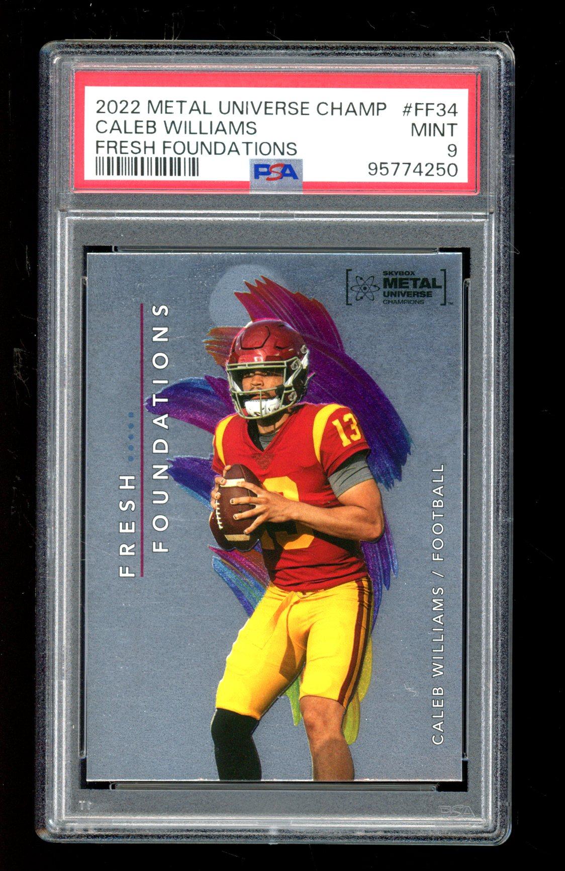 Caleb Williams 2022 Metal Universe #FF34 (PSA 9) at PristineAuction.com Caleb Williams 2022 Metal Universe #FF34 (PSA 9) at PristineAuction.com