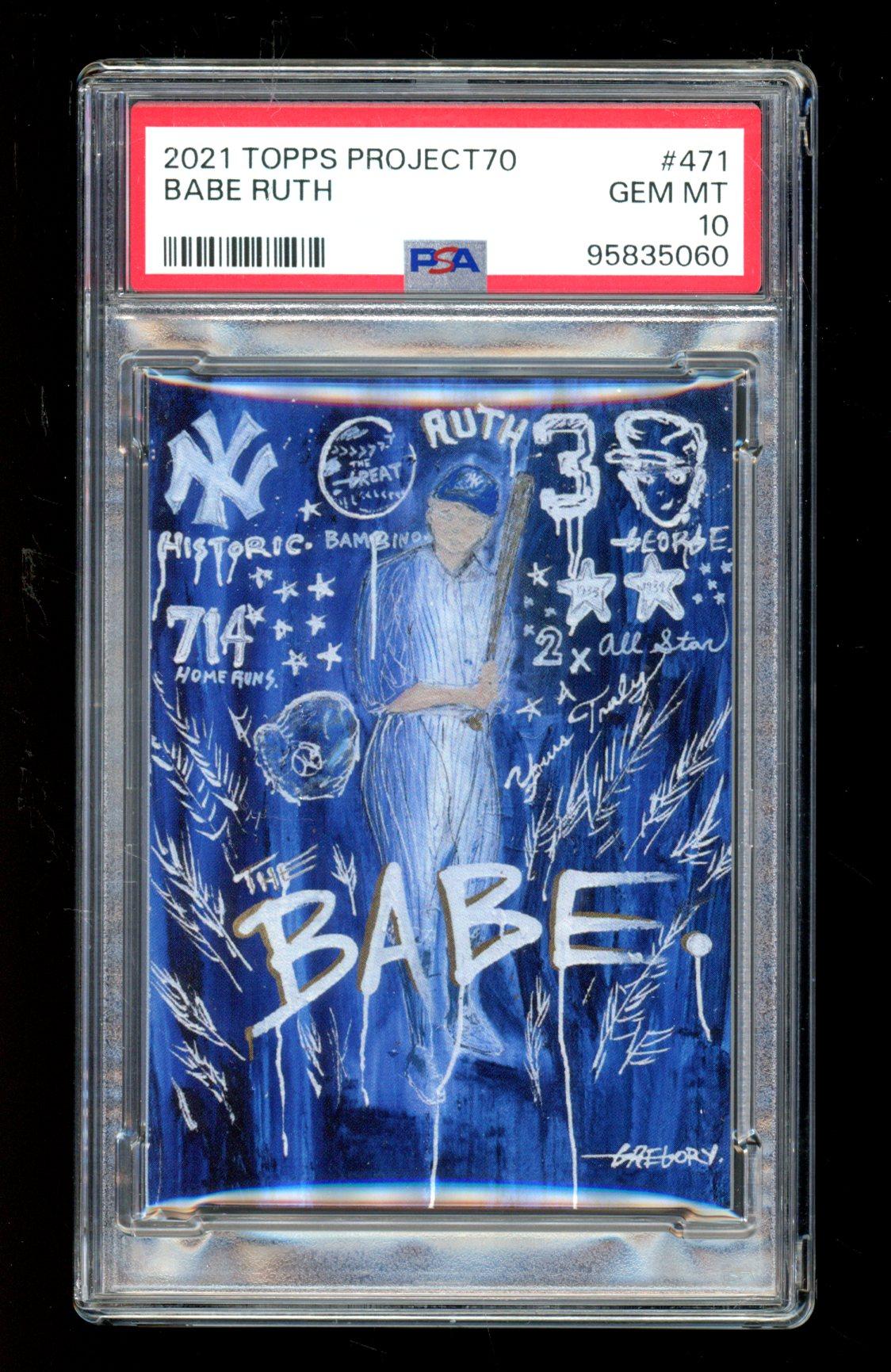 Babe Ruth 2021 Topps Project 70 #471 (PSA 10) | Pristine Auction