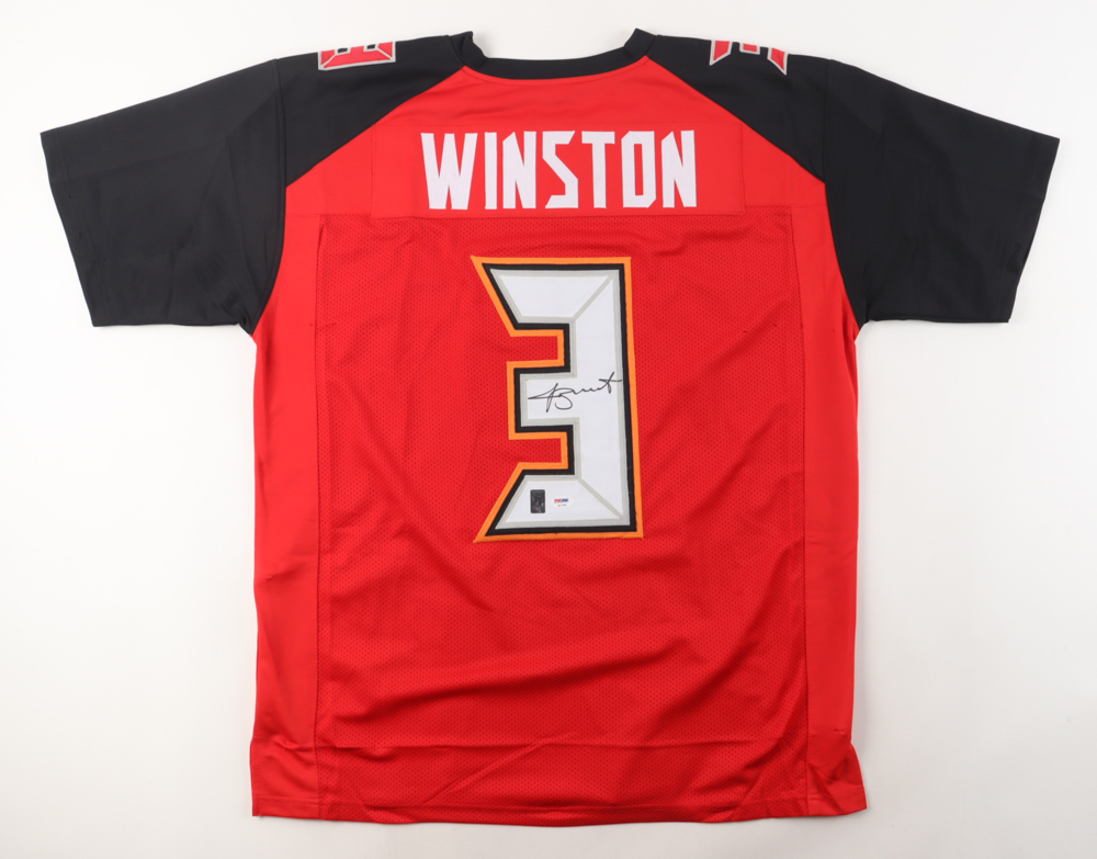 Jameis Winston Signed Jersey (PSA & Winston Hologram) at PristineAuction.com Jameis Winston Signed Jersey (PSA & Winston Hologram) at PristineAuction.com
