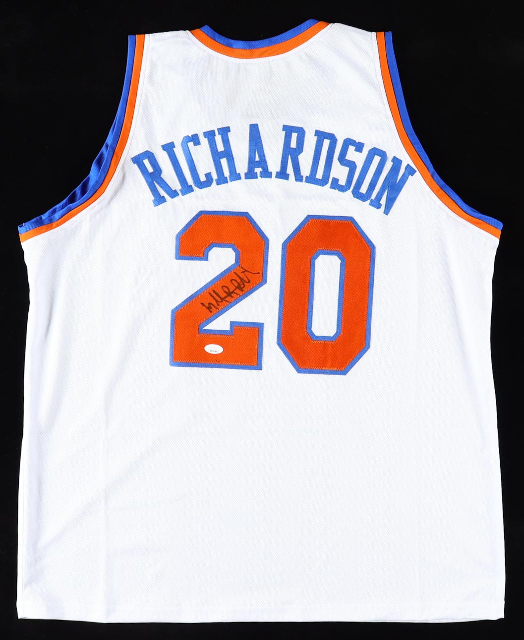 Micheal "Sugar" Ray Richardson Signed Jersey (JSA) at PristineAuction.com Micheal "Sugar" Ray Richardson Signed Jersey (JSA) at PristineAuction.com