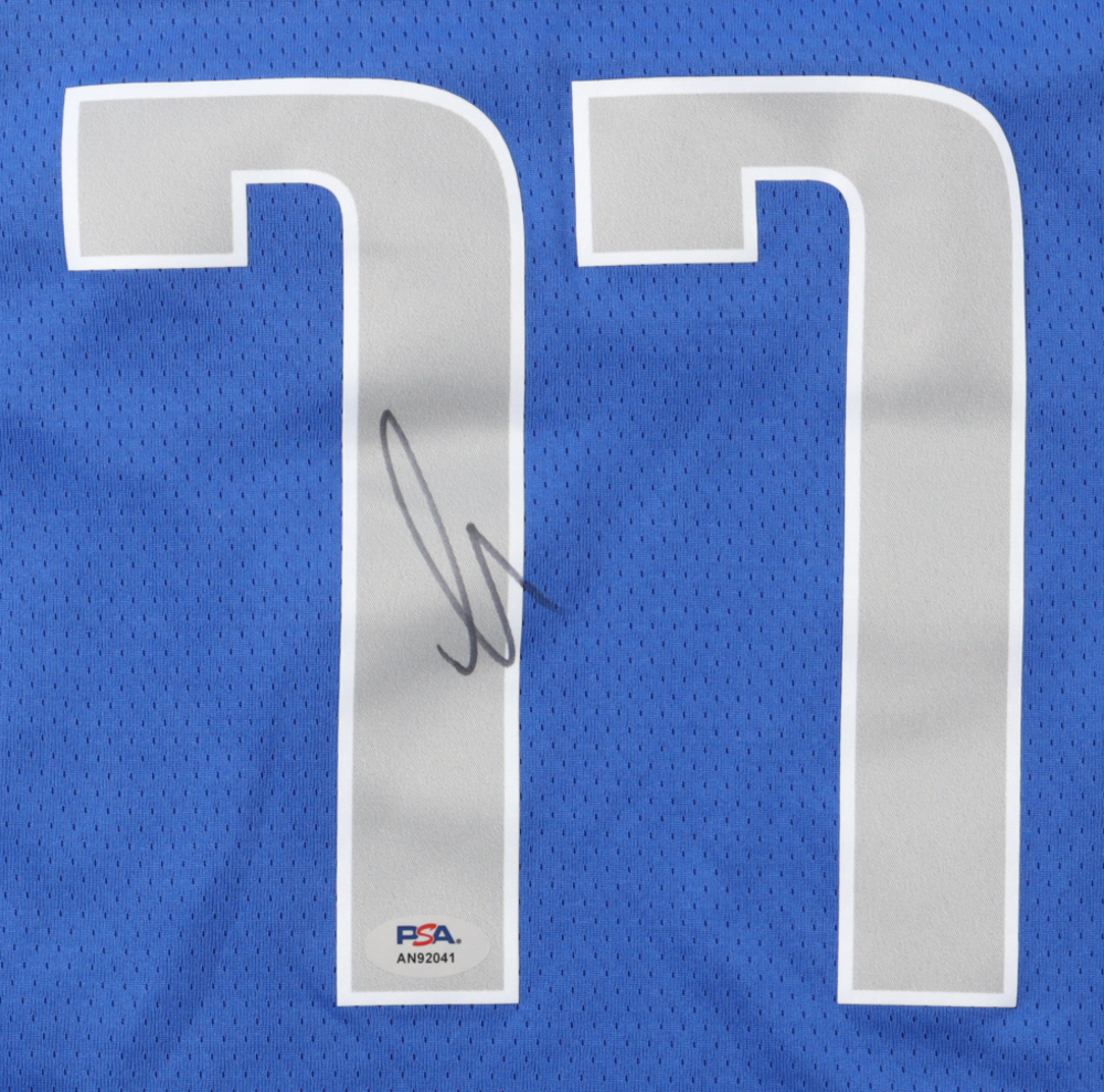 Luka Doncic Signed Mavericks Jersey (PSA) at PristineAuction.com Luka Doncic Signed Mavericks Jersey (PSA) at PristineAuction.com