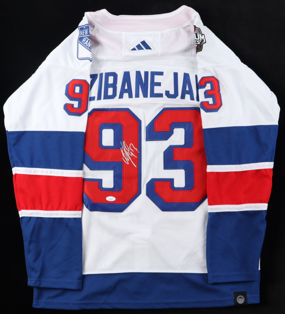 Mika Zibanejad Signed Jersey (JSA) at PristineAuction.com Mika Zibanejad Signed Jersey (JSA) at PristineAuction.com