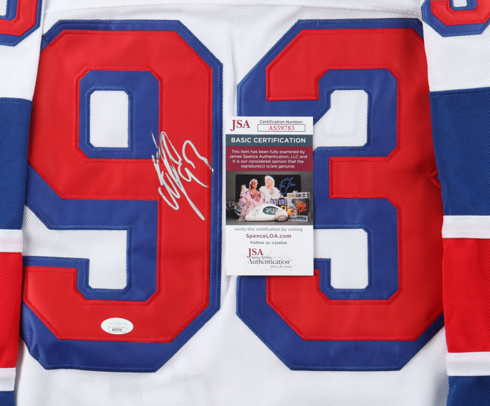 Mika Zibanejad Signed Jersey (JSA) at PristineAuction.com Mika Zibanejad Signed Jersey (JSA) at PristineAuction.com