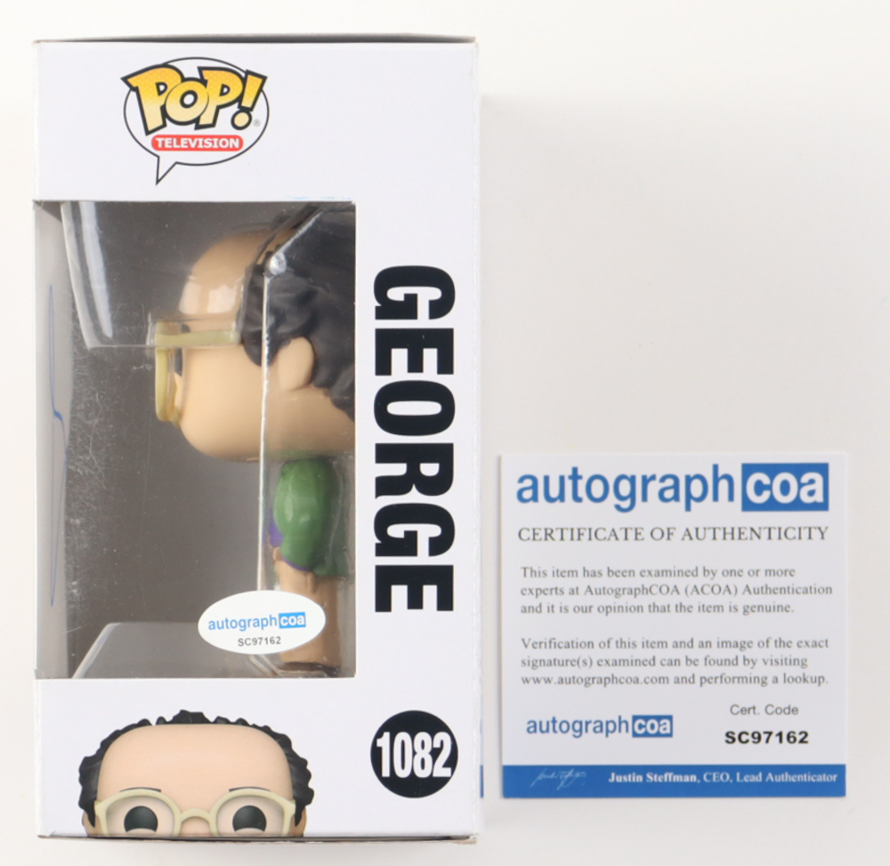 Jason Alexander Signed "Seinfeld" #1082 George Funko Pop! Vinyl Figure (AutographCOA) at PristineAuction.com Jason Alexander Signed "Seinfeld" #1082 George Funko Pop! Vinyl Figure (AutographCOA) at PristineAuction.com