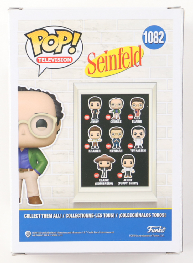 Jason Alexander Signed "Seinfeld" #1082 George Funko Pop! Vinyl Figure (AutographCOA) at PristineAuction.com Jason Alexander Signed "Seinfeld" #1082 George Funko Pop! Vinyl Figure (AutographCOA) at PristineAuction.com