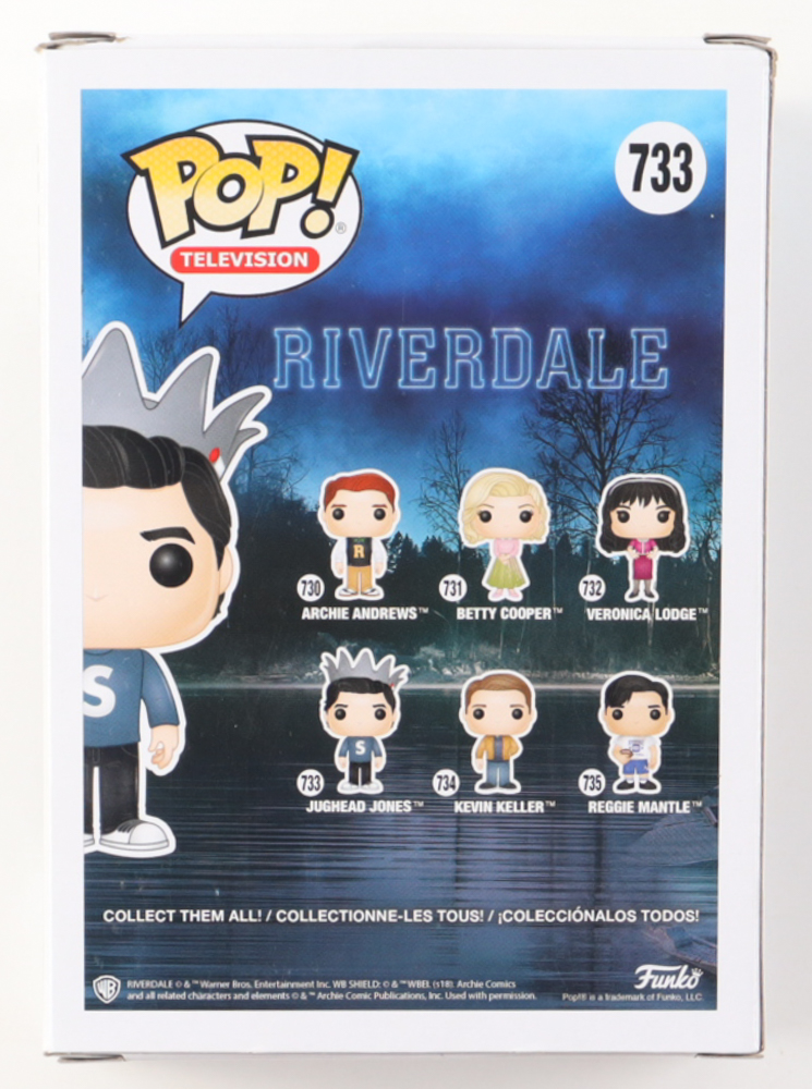 Charles Melton Signed "Riverdale" #733 Jughead Jones Funko Pop! Vinyl Figure (AutographCOA) at PristineAuction.com Charles Melton Signed "Riverdale" #733 Jughead Jones Funko Pop! Vinyl Figure (AutographCOA) at PristineAuction.com