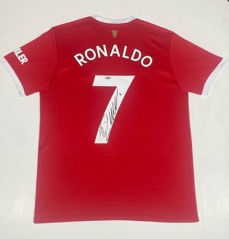Cristiano Ronaldo Signed Adidas 2021 Manchester United Jersey (Fanatics) at PristineAuction.com Cristiano Ronaldo Signed Adidas 2021 Manchester United Jersey (Fanatics) at PristineAuction.com