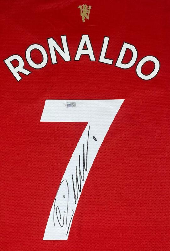 Cristiano Ronaldo Signed Adidas 2021 Manchester United Jersey (Fanatics) at PristineAuction.com Cristiano Ronaldo Signed Adidas 2021 Manchester United Jersey (Fanatics) at PristineAuction.com