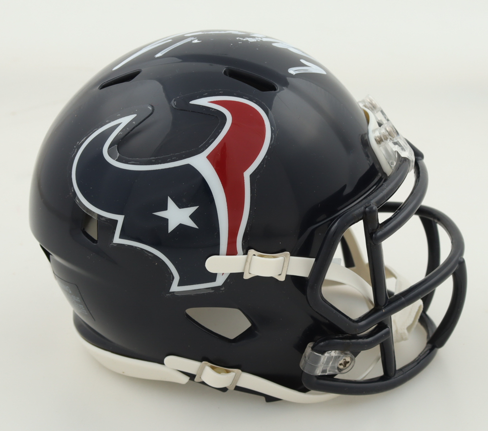 C. J. Stroud Signed Texans Speed Mini Helmet (Fanatics) at PristineAuction.com C. J. Stroud Signed Texans Speed Mini Helmet (Fanatics) at PristineAuction.com