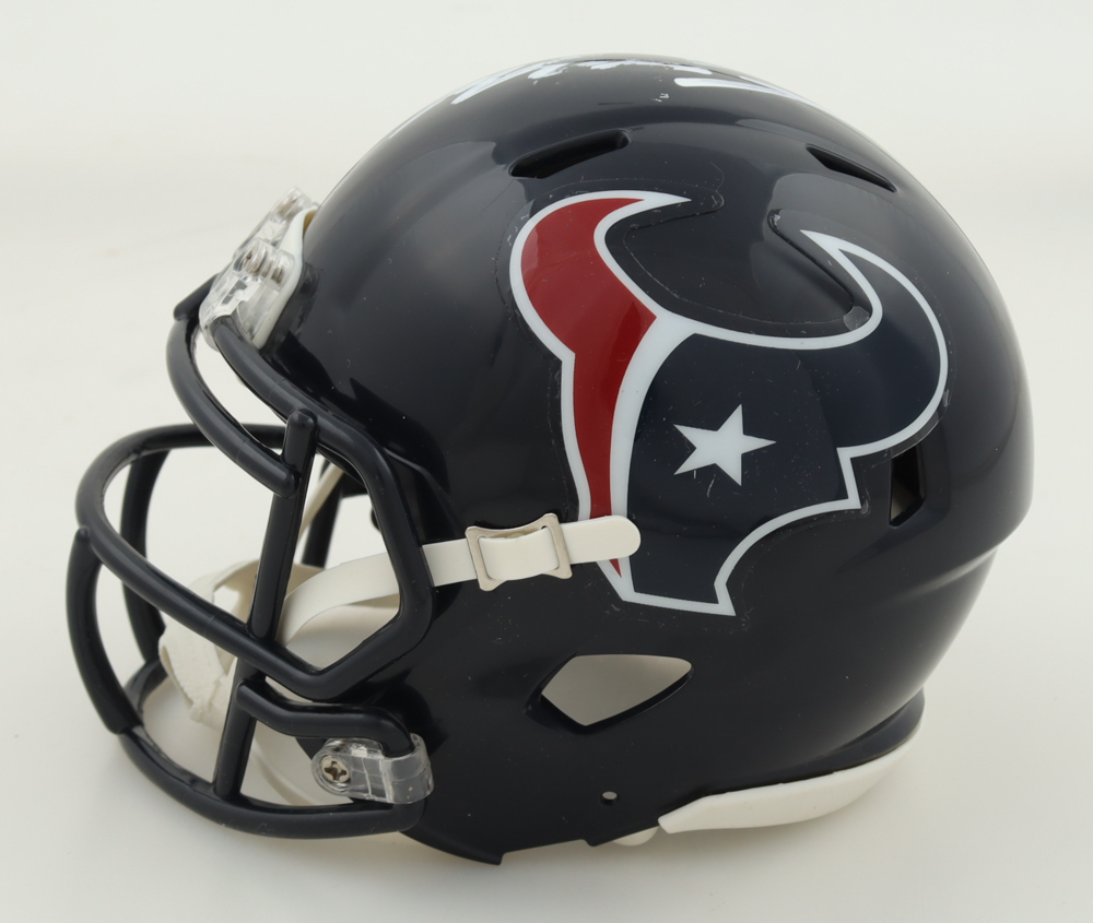 C. J. Stroud Signed Texans Speed Mini Helmet (Fanatics) at PristineAuction.com C. J. Stroud Signed Texans Speed Mini Helmet (Fanatics) at PristineAuction.com