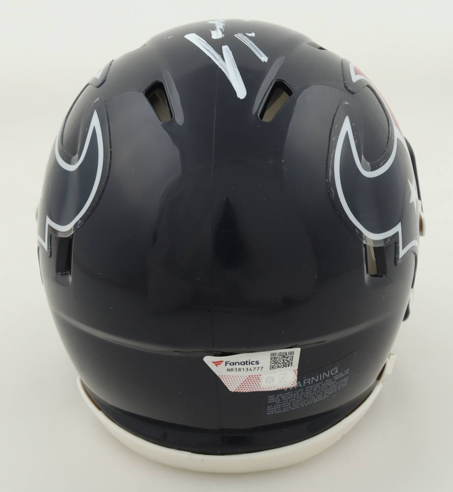 C. J. Stroud Signed Texans Speed Mini Helmet (Fanatics) at PristineAuction.com C. J. Stroud Signed Texans Speed Mini Helmet (Fanatics) at PristineAuction.com
