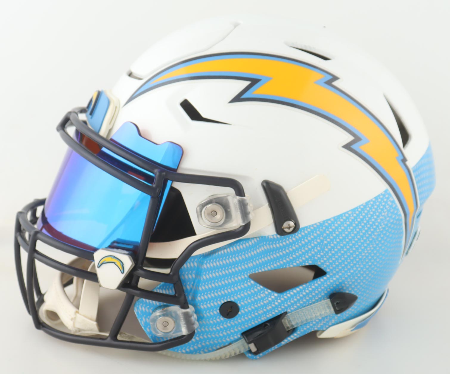 Joey Bosa Signed Chargers Full-Size Authentic On-Field SpeedFlex Helmet With Visor (Beckett) at PristineAuction.com Joey Bosa Signed Chargers Full-Size Authentic On-Field SpeedFlex Helmet With Visor (Beckett) at PristineAuction.com