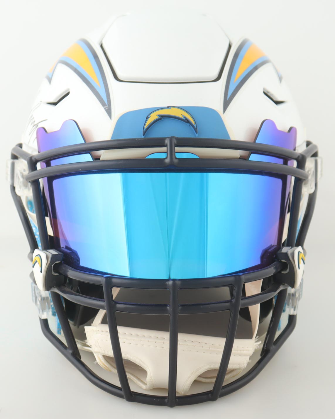 Joey Bosa Signed Chargers Full-Size Authentic On-Field SpeedFlex Helmet With Visor (Beckett) at PristineAuction.com Joey Bosa Signed Chargers Full-Size Authentic On-Field SpeedFlex Helmet With Visor (Beckett) at PristineAuction.com