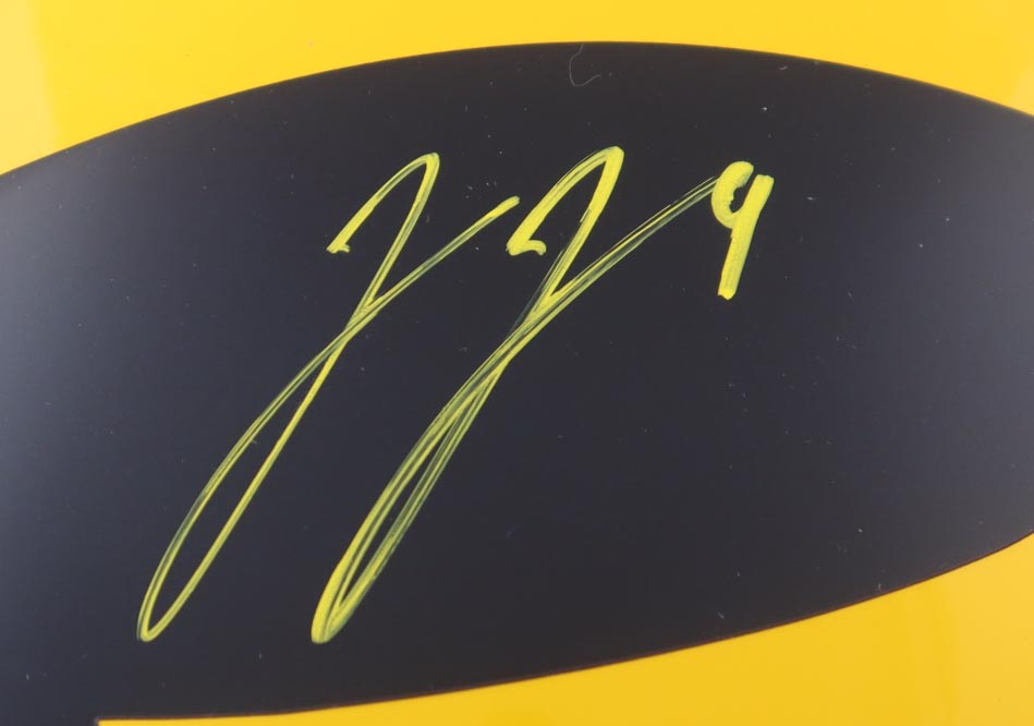 J. J. McCarthy Signed Michigan Wolverines Full-Size On-Field Authentic Speed Helmet (Beckett) at PristineAuction.com J. J. McCarthy Signed Michigan Wolverines Full-Size On-Field Authentic Speed Helmet (Beckett) at PristineAuction.com