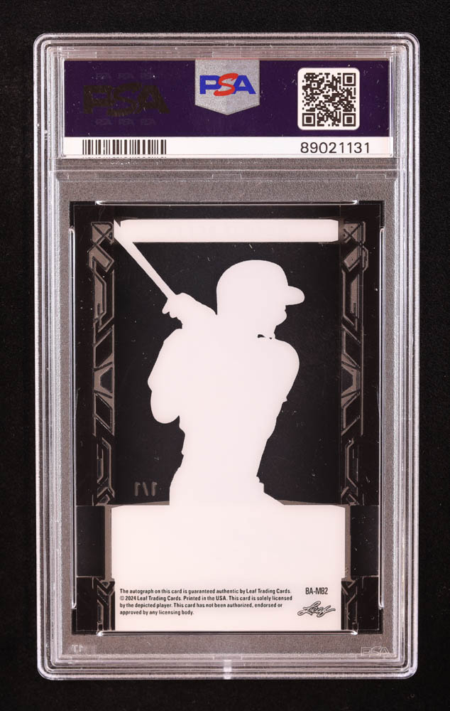 Mookie Betts 2024 Leaf Sports Heroes Acetate Bronze Autographs  