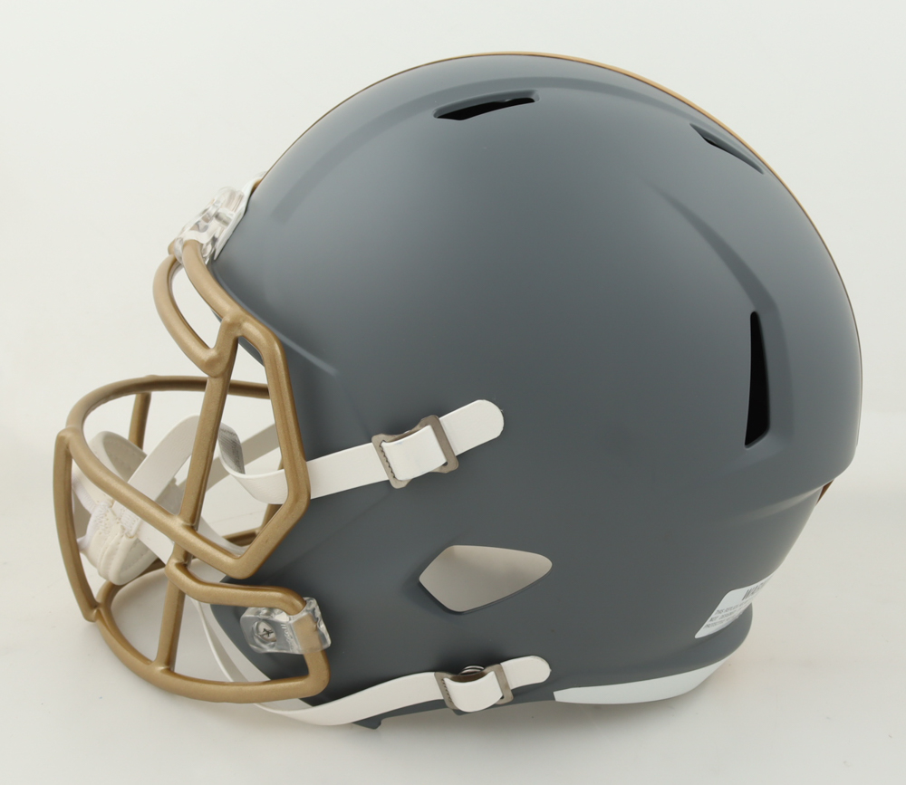 Troy Polamalu Signed Steelers Full-Size Slate Alternate Speed Helmet (Beckett) at PristineAuction.com Troy Polamalu Signed Steelers Full-Size Slate Alternate Speed Helmet (Beckett) at PristineAuction.com