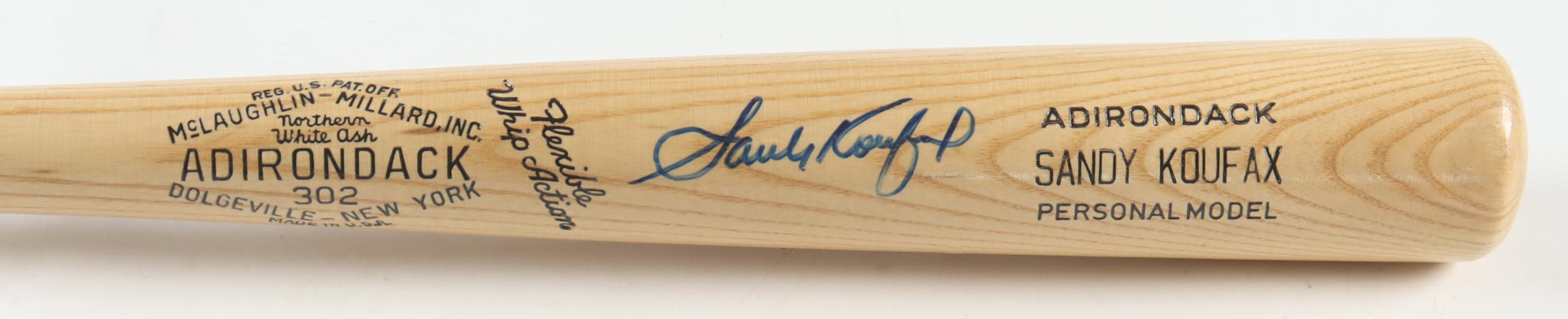 Sandy Koufax Signed Adirondack Personal Model Baseball Bat (PSA) at PristineAuction.com Sandy Koufax Signed Adirondack Personal Model Baseball Bat (PSA) at PristineAuction.com