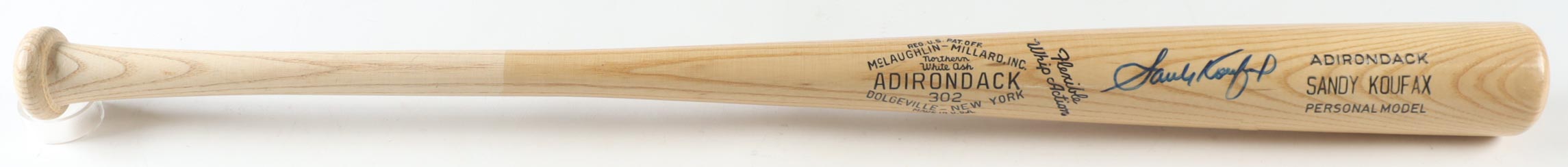 Sandy Koufax Signed Adirondack Personal Model Baseball Bat (PSA) at PristineAuction.com Sandy Koufax Signed Adirondack Personal Model Baseball Bat (PSA) at PristineAuction.com