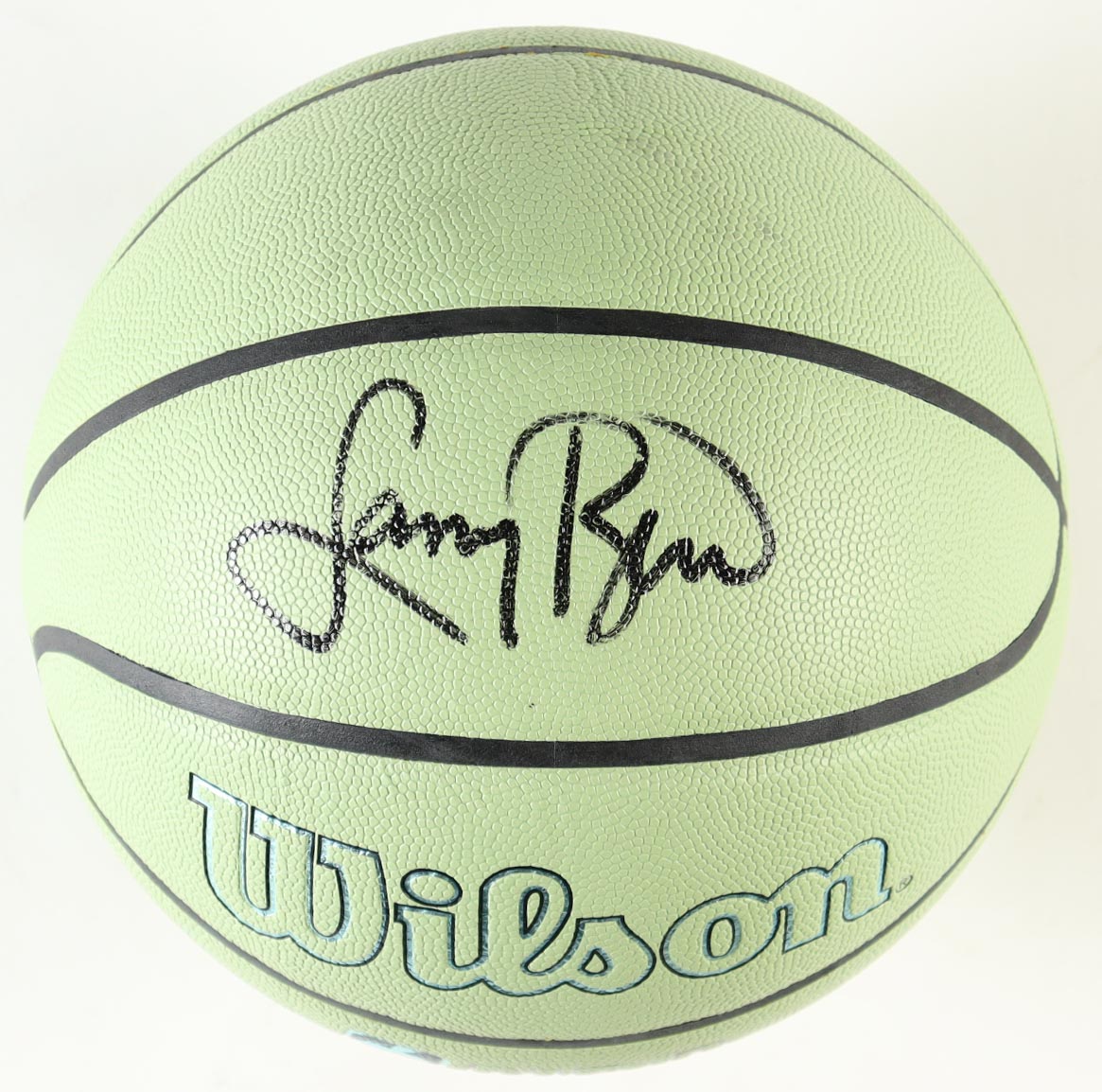 Larry Bird Signed NBA Basketball with Acrylic Stand & Nameplate (Beckett) at PristineAuction.com Larry Bird Signed NBA Basketball with Acrylic Stand & Nameplate (Beckett) at PristineAuction.com