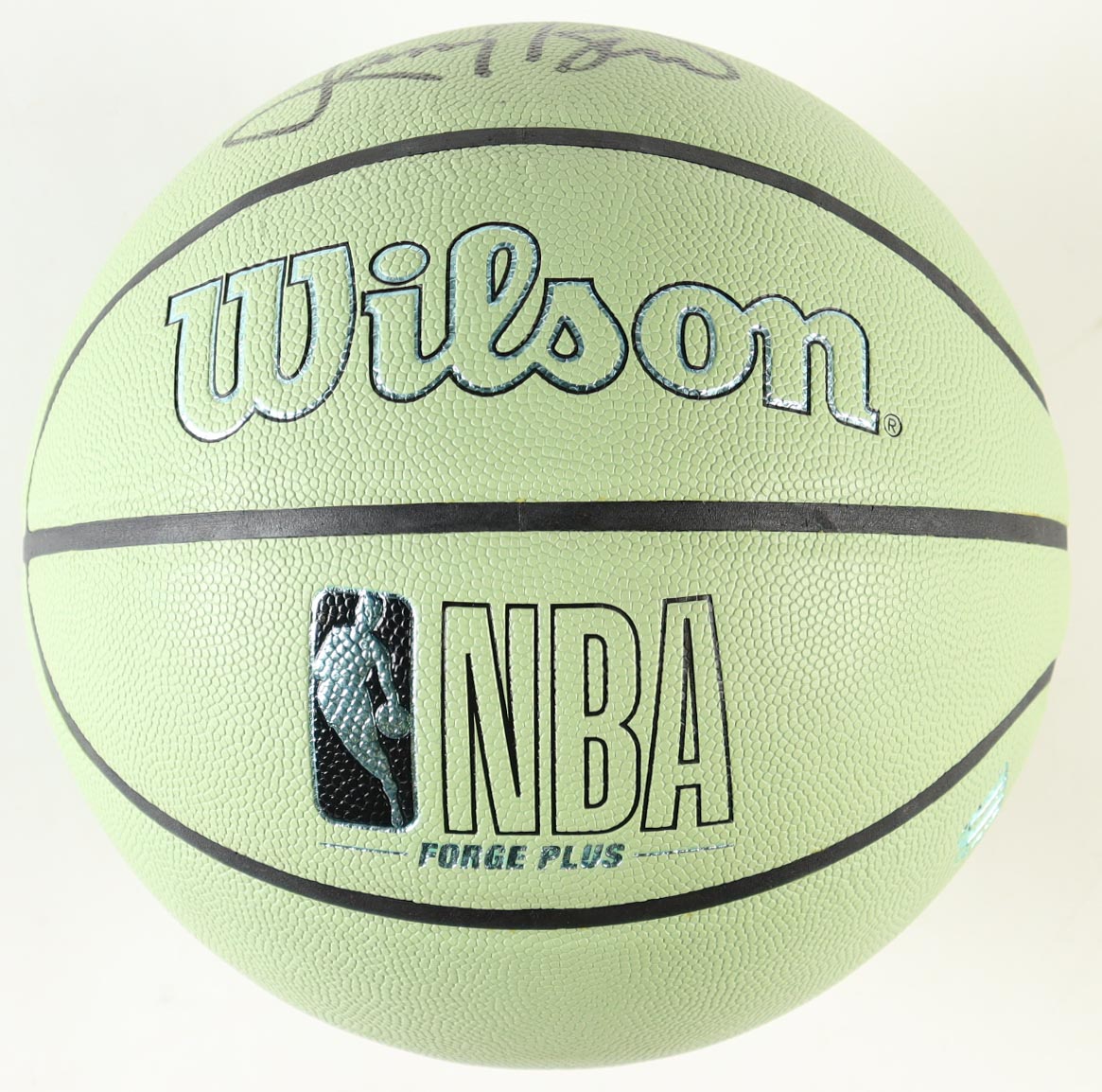 Larry Bird Signed NBA Basketball with Acrylic Stand & Nameplate (Beckett) at PristineAuction.com Larry Bird Signed NBA Basketball with Acrylic Stand & Nameplate (Beckett) at PristineAuction.com