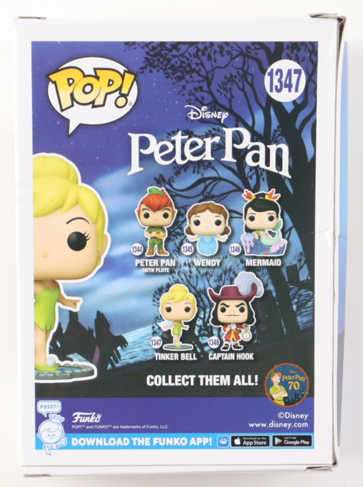 "Peter Pan" #1347 Tinker Bell Funko Pop! Vinyl Figure at PristineAuction.com "Peter Pan" #1347 Tinker Bell Funko Pop! Vinyl Figure at PristineAuction.com