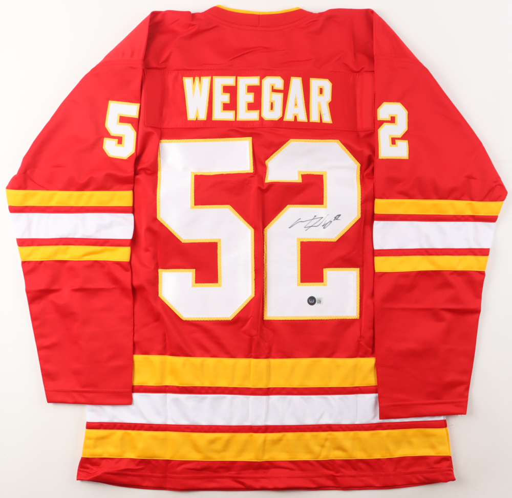 MacKenzie Weegar Signed Jersey (Beckett) at PristineAuction.com MacKenzie Weegar Signed Jersey (Beckett) at PristineAuction.com