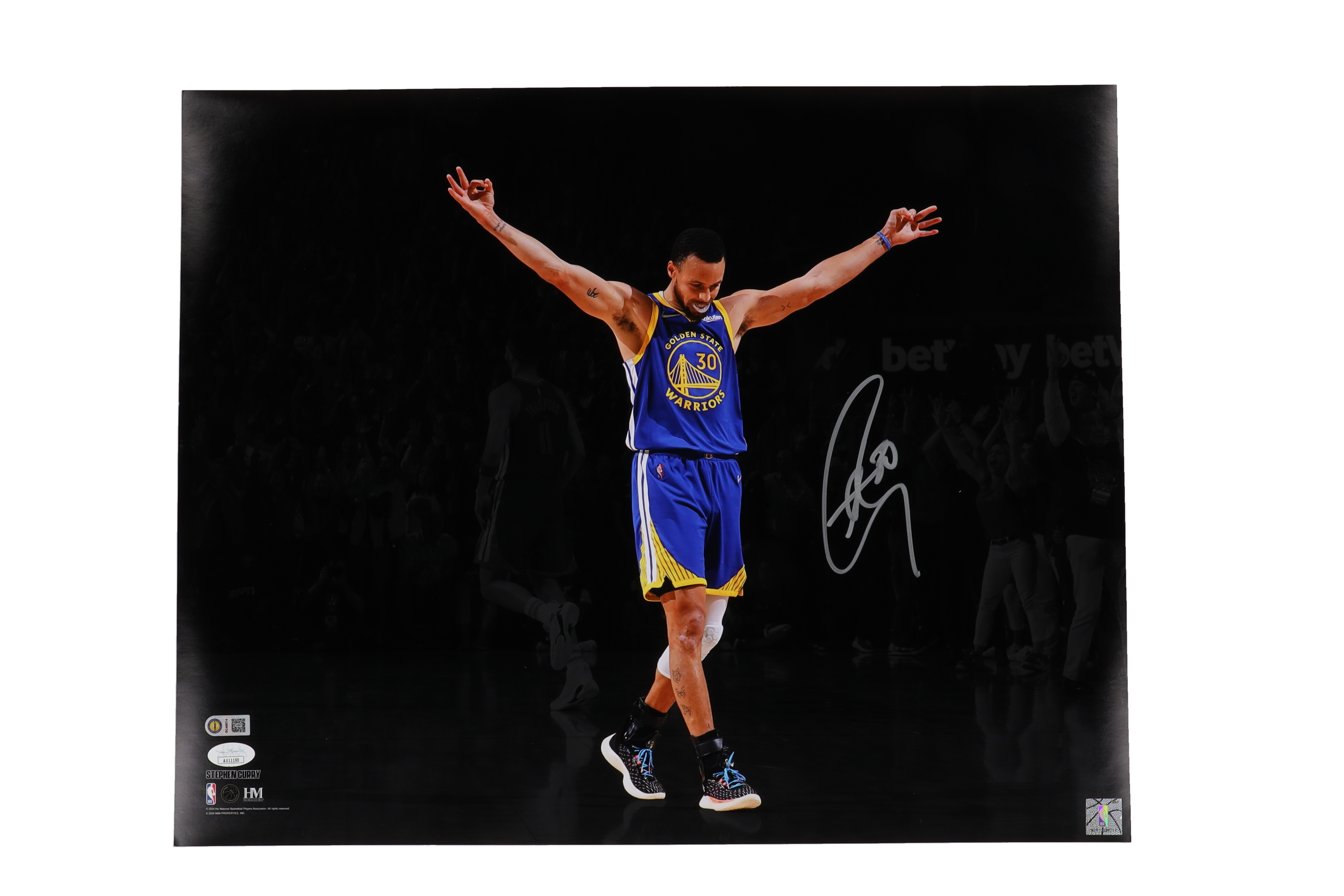 Stephen Curry Signed Warriors 16x20 Photo (JSA & Curry) at PristineAuction.com Stephen Curry Signed Warriors 16x20 Photo (JSA & Curry) at PristineAuction.com