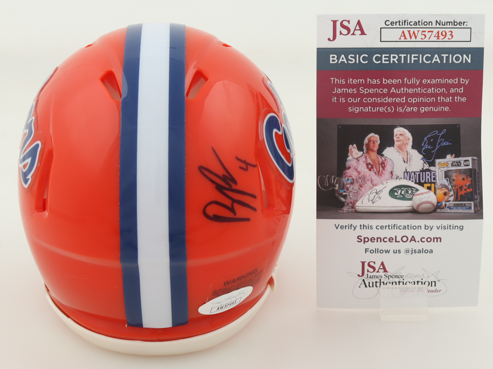 Brandon Powell Signed Florida Gators Speed Mini Helmet (JSA) at PristineAuction.com Brandon Powell Signed Florida Gators Speed Mini Helmet (JSA) at PristineAuction.com