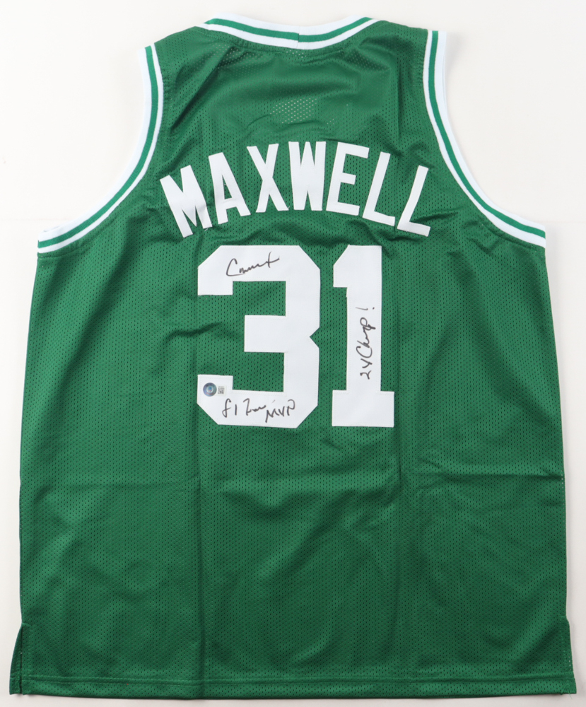 Cedric Maxwell Signed Jersey Inscribed"81 Finals MVP" & "2x Champ" (Beckett) at PristineAuction.com Cedric Maxwell Signed Jersey Inscribed"81 Finals MVP" & "2x Champ" (Beckett) at PristineAuction.com