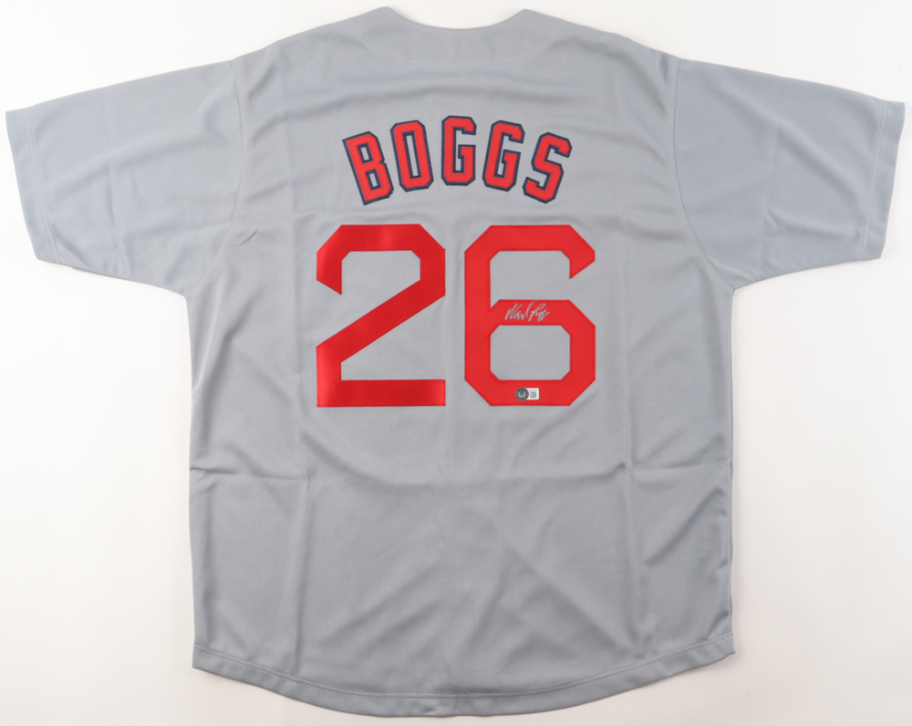 Wade Boggs Signed Jersey (Beckett) at PristineAuction.com Wade Boggs Signed Jersey (Beckett) at PristineAuction.com