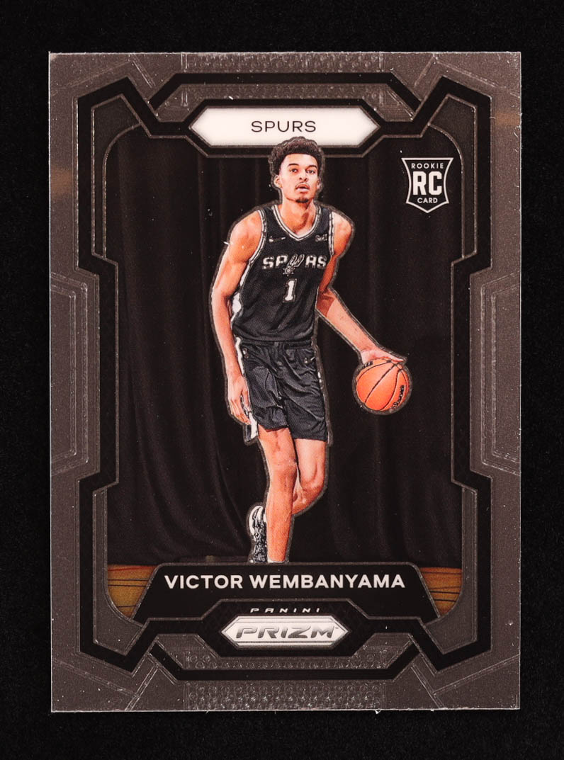 Victor Wembanyama 2023-24 Panini Prizm #136 RC at PristineAuction.com Victor Wembanyama 2023-24 Panini Prizm #136 RC at PristineAuction.com