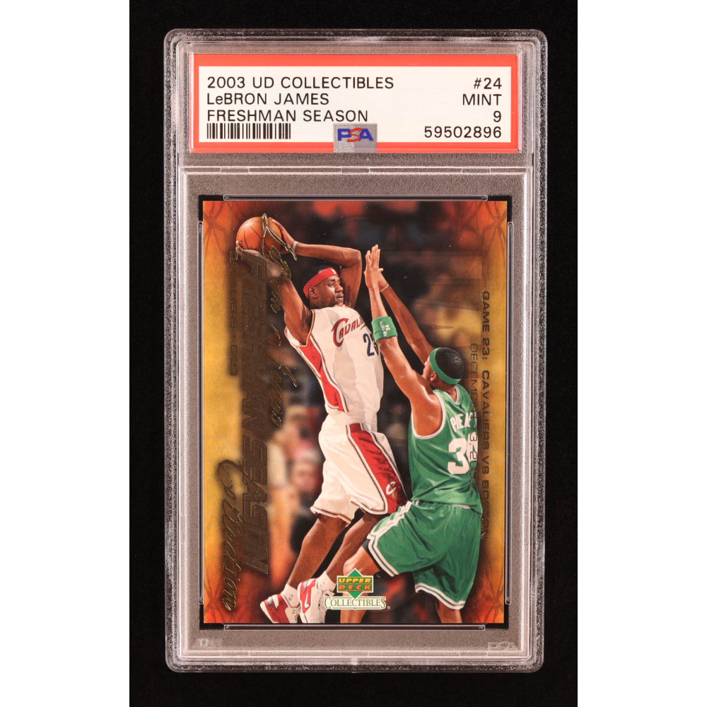 2004 Upper Deck Lebron James PSA 9