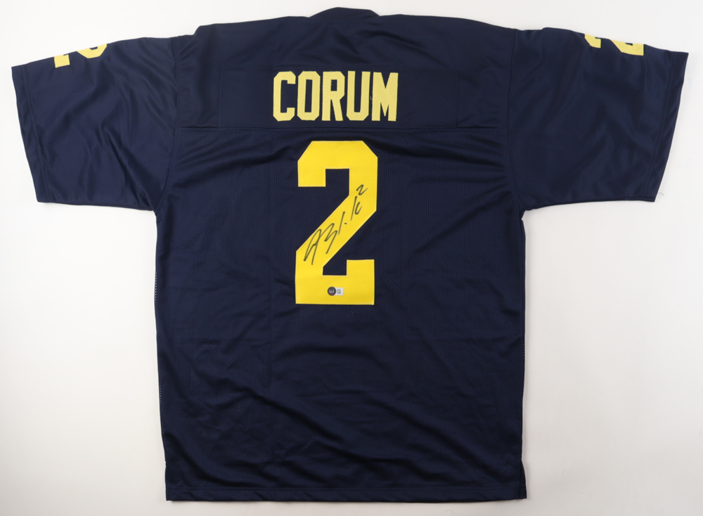 Blake Corum Signed Jersey (Beckett) at PristineAuction.com Blake Corum Signed Jersey (Beckett) at PristineAuction.com