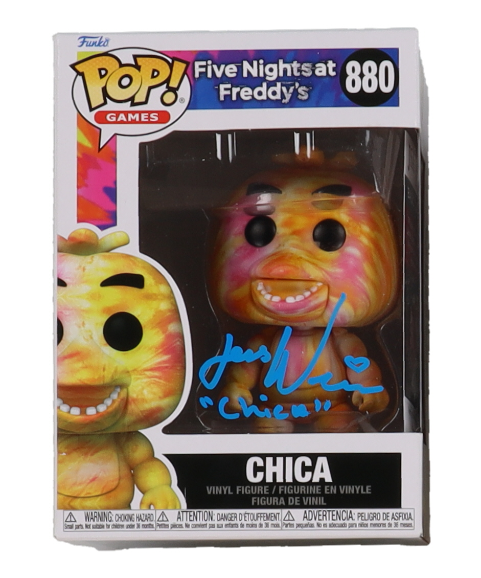 Jess Weiss Signed "Five Nights at Freddy's" Chica #880 Funko Pop! Vinyl ...
