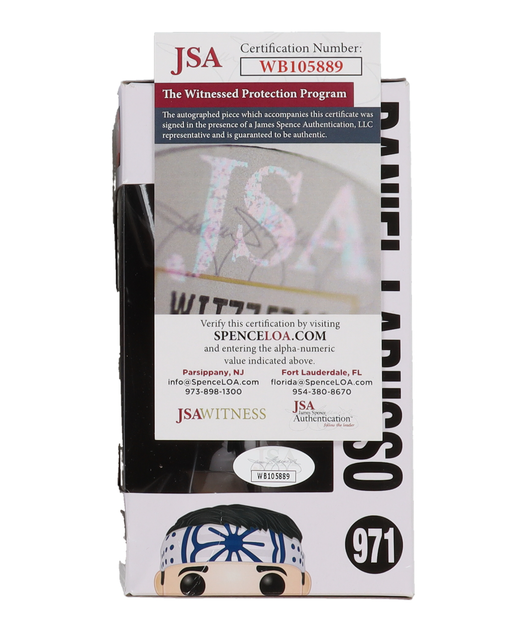 Ralph Macchio Signed "Cobra Kai" #971 Daniel Larusso Funko Pop! Vinyl Figure (JSA) at PristineAuction.com Ralph Macchio Signed "Cobra Kai" #971 Daniel Larusso Funko Pop! Vinyl Figure (JSA) at PristineAuction.com