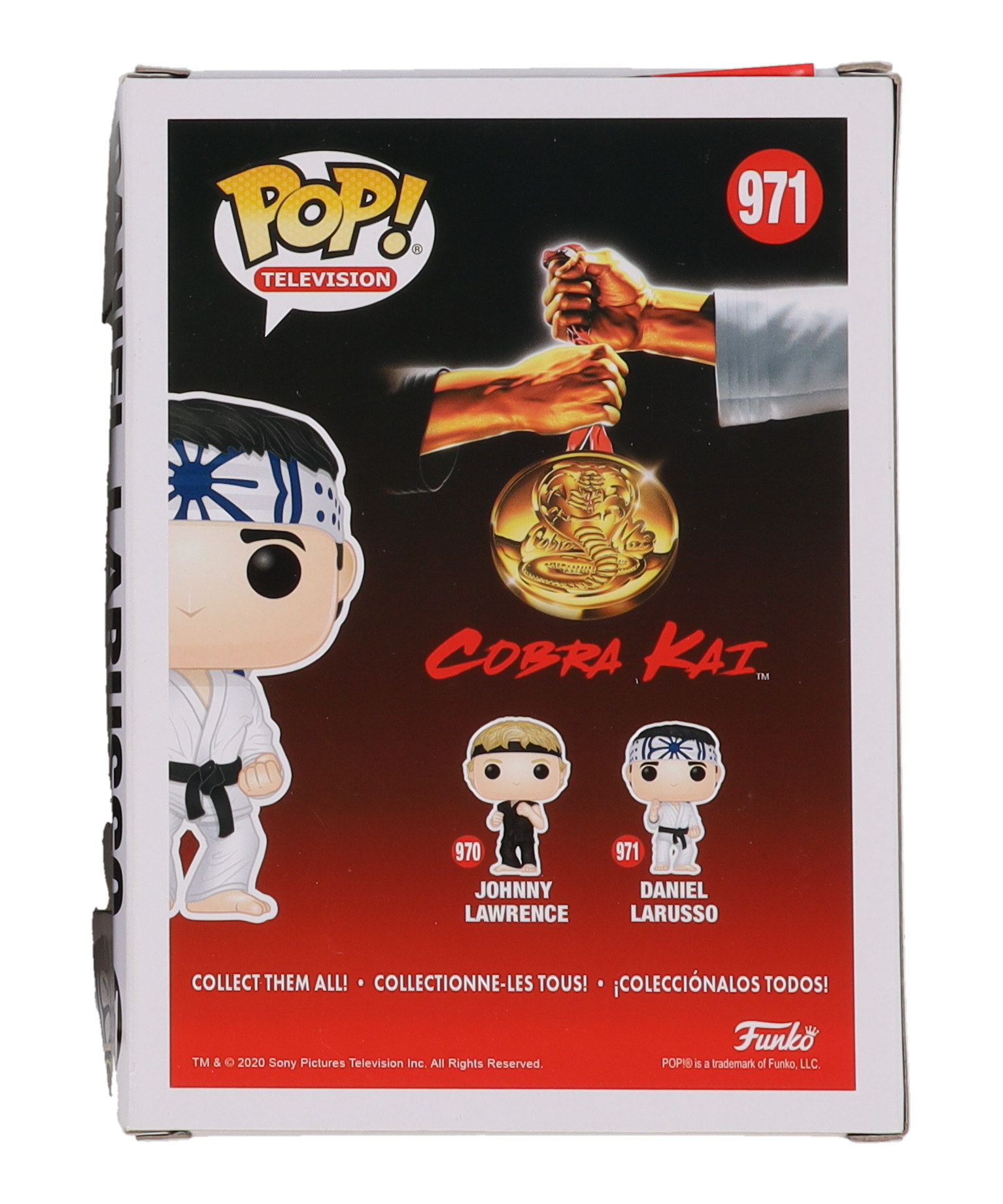 Ralph Macchio Signed "Cobra Kai" #971 Daniel Larusso Funko Pop! Vinyl Figure (JSA) at PristineAuction.com Ralph Macchio Signed "Cobra Kai" #971 Daniel Larusso Funko Pop! Vinyl Figure (JSA) at PristineAuction.com