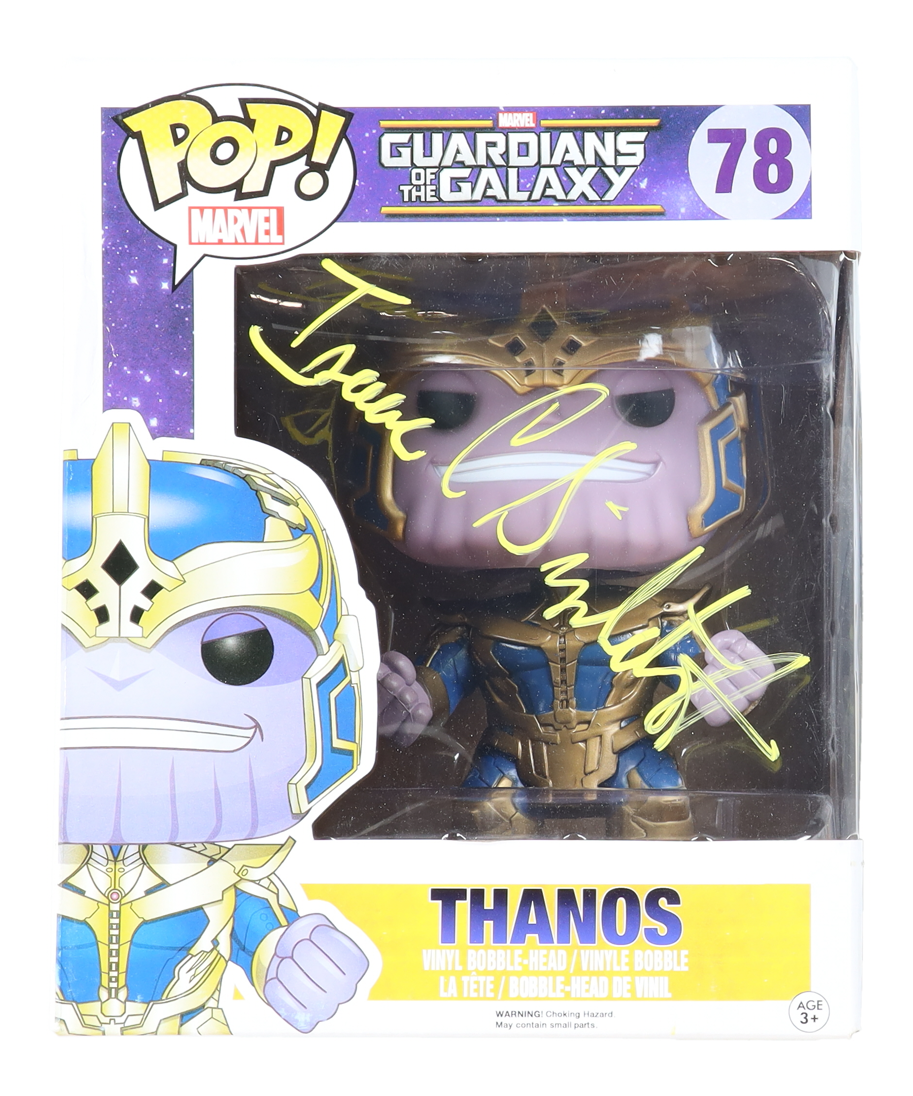 Isaac C. Singleton Jr. Signed "Guardians of the Galaxy" #78 Thanos Jumbo Funko Pop Vinyl Figure (JSA) at PristineAuction.com Isaac C. Singleton Jr. Signed "Guardians of the Galaxy" #78 Thanos Jumbo Funko Pop Vinyl Figure (JSA) at PristineAuction.com