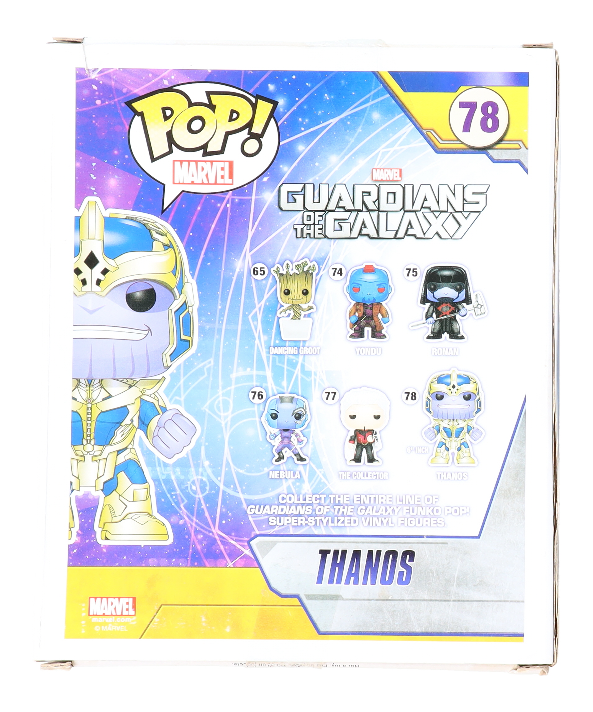 Isaac C. Singleton Jr. Signed "Guardians of the Galaxy" #78 Thanos Jumbo Funko Pop Vinyl Figure (JSA) at PristineAuction.com Isaac C. Singleton Jr. Signed "Guardians of the Galaxy" #78 Thanos Jumbo Funko Pop Vinyl Figure (JSA) at PristineAuction.com