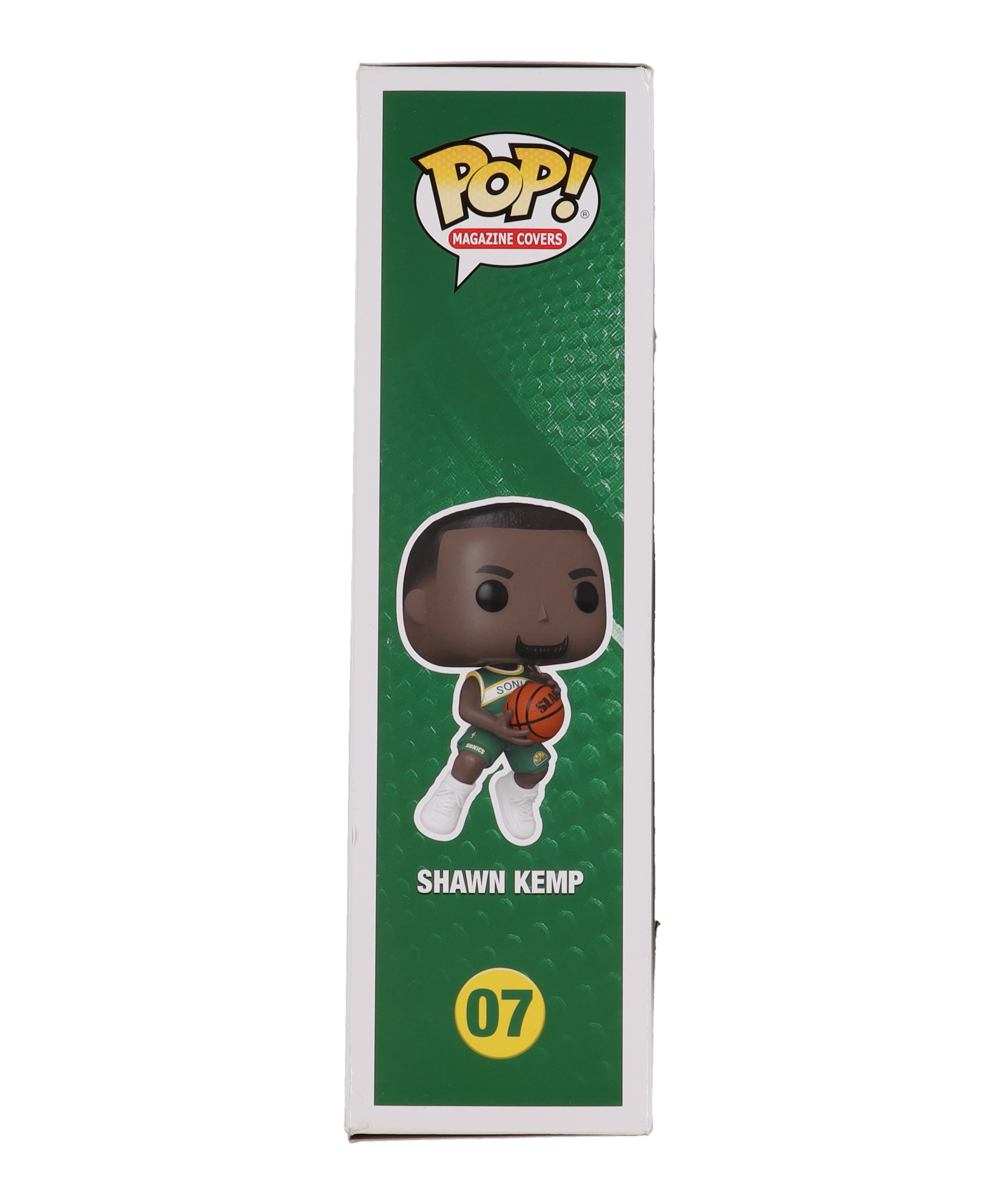 Shawn Kemp Signed "SLAM" #07 Shawn Kemp Funko Pop! Magazine Cover Vinyl Figure Inscribed "Reign Man" (PSA) at PristineAuction.com Shawn Kemp Signed "SLAM" #07 Shawn Kemp Funko Pop! Magazine Cover Vinyl Figure Inscribed "Reign Man" (PSA) at PristineAuction.com
