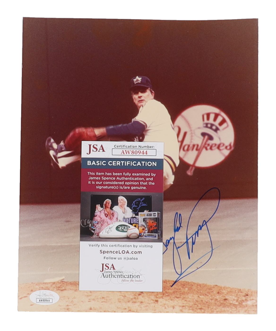 Gaylord Perry Signed Braves 8x10 Photo (JSA) at PristineAuction.com Gaylord Perry Signed Braves 8x10 Photo (JSA) at PristineAuction.com