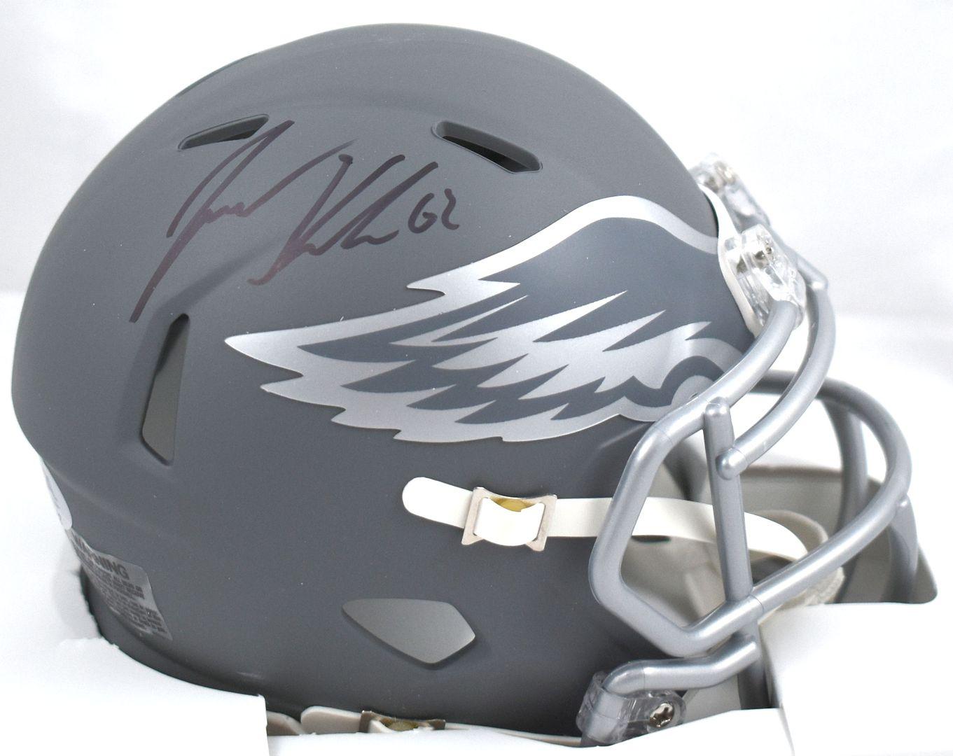 Jason Kelce Signed Eagles Slate Alternate Speed Mini Helmet (PSA) at PristineAuction.com Jason Kelce Signed Eagles Slate Alternate Speed Mini Helmet (PSA) at PristineAuction.com