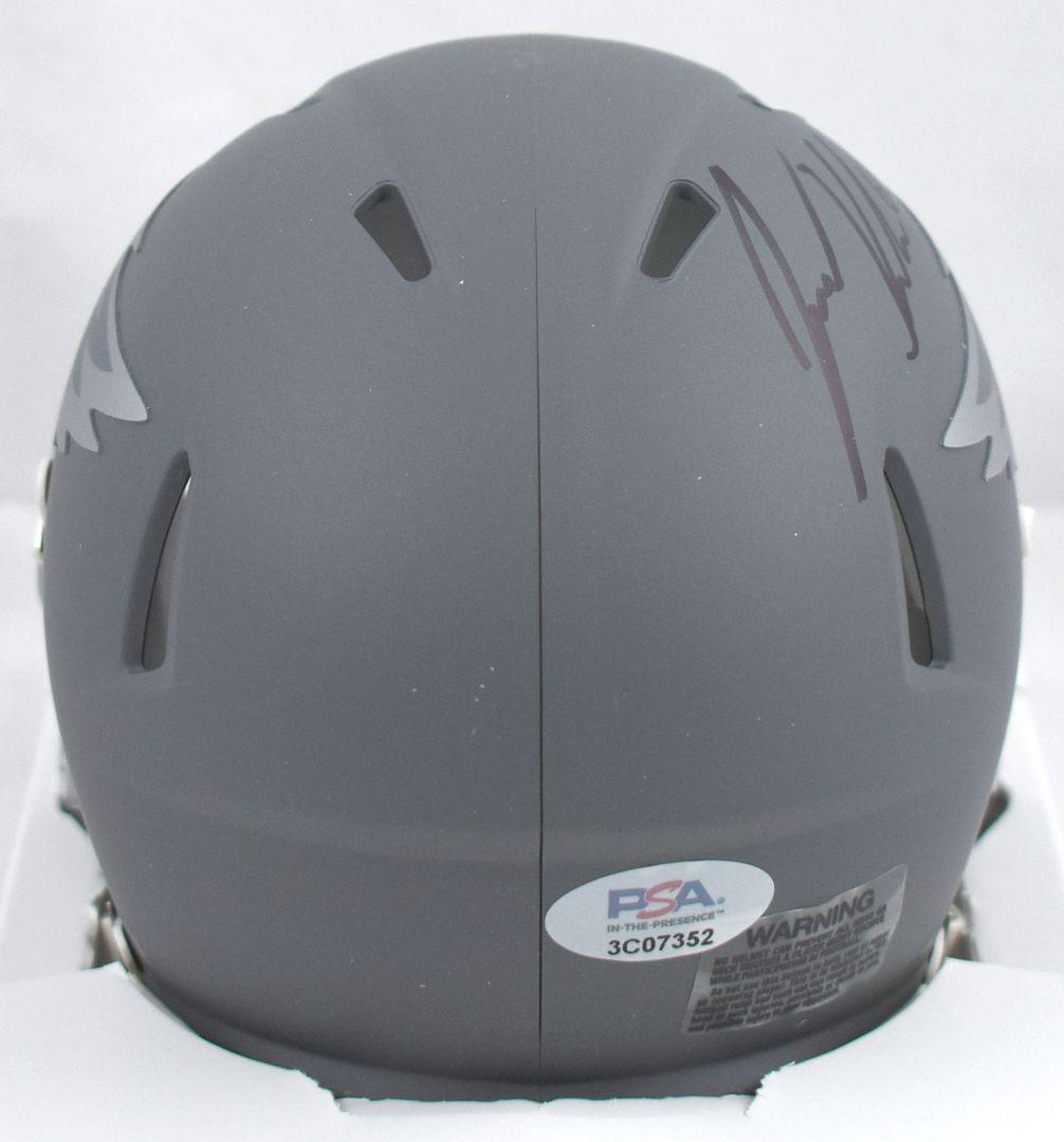 Jason Kelce Signed Eagles Slate Alternate Speed Mini Helmet (PSA) at PristineAuction.com Jason Kelce Signed Eagles Slate Alternate Speed Mini Helmet (PSA) at PristineAuction.com