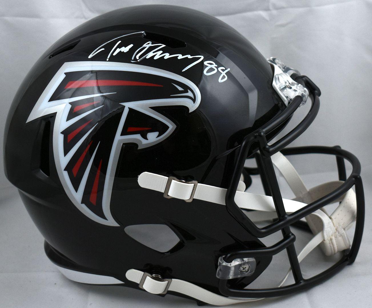 Tony Gonzalez Signed Falcons Full-Size Speed Helmet (Beckett) at PristineAuction.com Tony Gonzalez Signed Falcons Full-Size Speed Helmet (Beckett) at PristineAuction.com