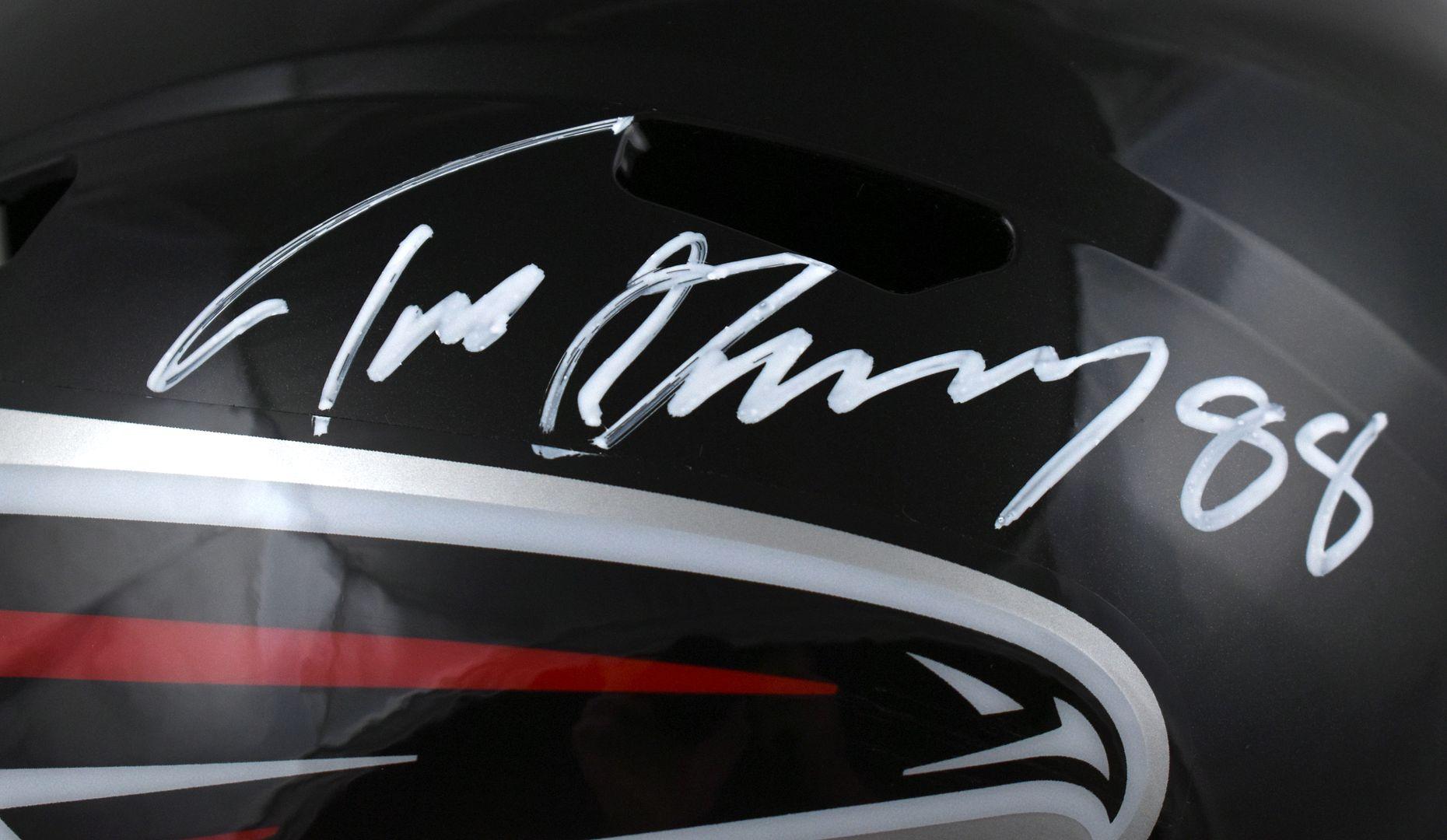 Tony Gonzalez Signed Falcons Full-Size Speed Helmet (Beckett) at PristineAuction.com Tony Gonzalez Signed Falcons Full-Size Speed Helmet (Beckett) at PristineAuction.com