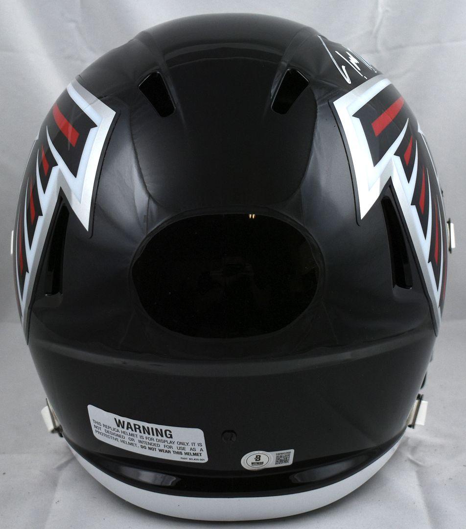 Tony Gonzalez Signed Falcons Full-Size Speed Helmet (Beckett) at PristineAuction.com Tony Gonzalez Signed Falcons Full-Size Speed Helmet (Beckett) at PristineAuction.com