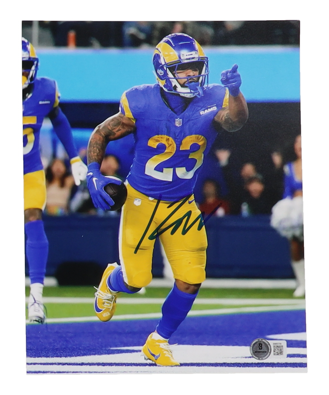 Kyren Williams Signed Rams 8x10 Photo (Beckett) at PristineAuction.com Kyren Williams Signed Rams 8x10 Photo (Beckett) at PristineAuction.com